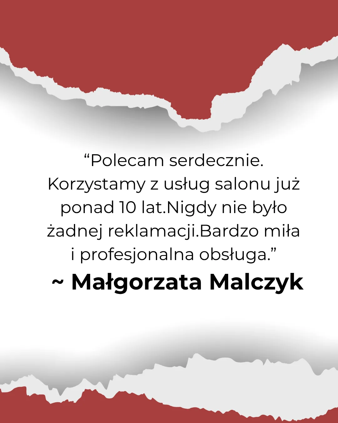 Opinia klienta